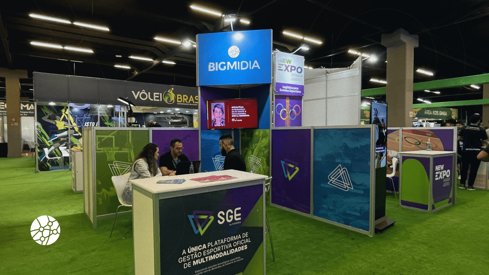 Bigmidia na COB Expo: tecnologia de ponta para o esporte olímpico